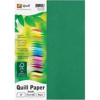 QUILL COLOUR COPY PAPER A4 80GSM Emerald 500 Sheets Ream
