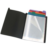BANTEX Display Book A4 40 Page With Dividers Black