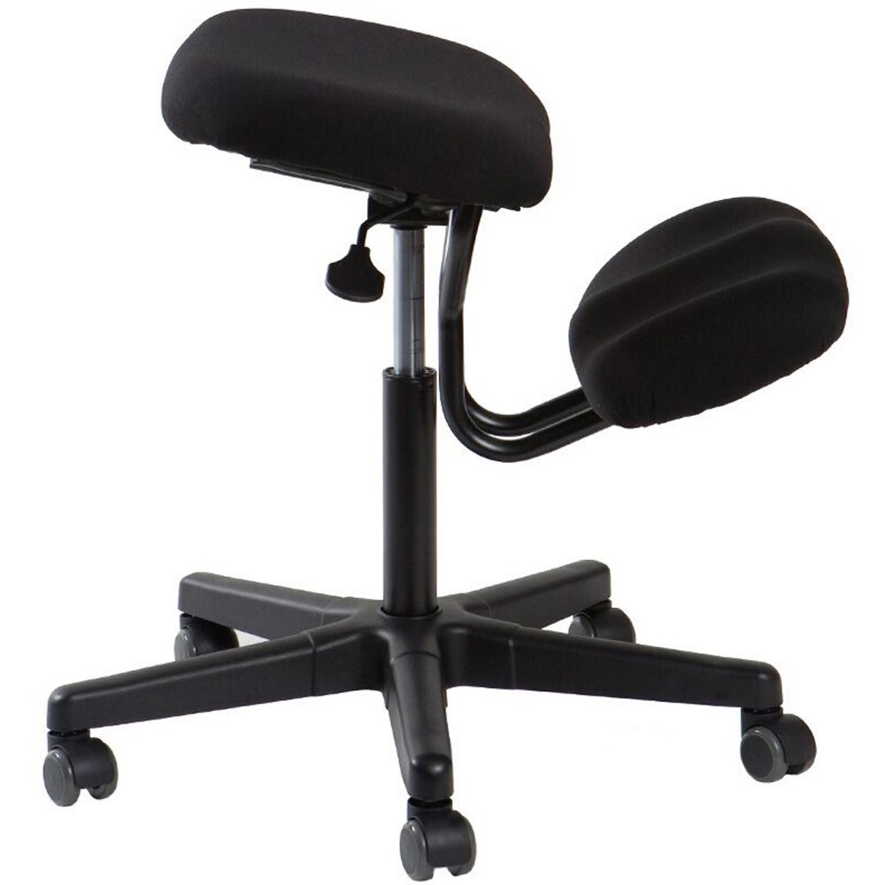 JOBRI DELUXE KNEELING CHAIR Black
