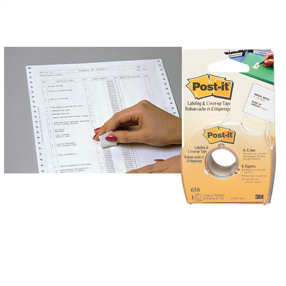 POSTIT CORRECTION TAPE 658 25mm x 17m