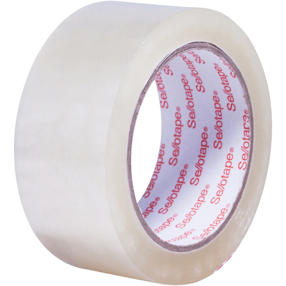 Sellotape 767 HotMelt Adhesive Packaging Tape 36mmx75m Clear