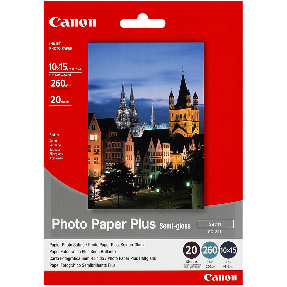 Canon INKJET PHOTO PAPER 10X15 cm (4x6 inch) 260 g/m2 20 Sheets