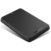 TOSHIBA 2.5 INCH PORTABLE HDD Black 2TB USB 3.0 Canvio Basic 5400rpm 1.2m Cable