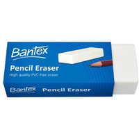 Bantex Eraser Small White