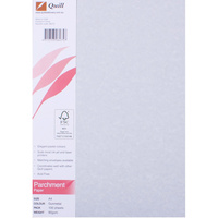 QUILL 90GSM A4 PARCHMENT PAPER Gunmetal 100 Sheets Pack