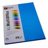 QUILL XL MULTIOFFICE 80GSM A4 Paper Marine Blue 100 Sheets Ream