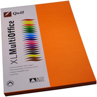 QUILL XL MULTIOFFICE 80GSM A4 Paper Orange 100 Sheets Ream