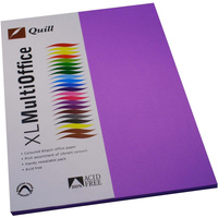 QUILL XL MULTIOFFICE 80GSM A4 Paper Lilac 100 Sheets Ream