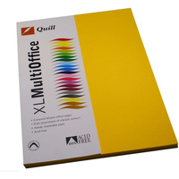 QUILL XL MULTIOFFICE 80GSM A4 Paper Sunshine 100 Sheets Ream