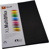 QUILL XL MULTIOFFICE 80GSM A4 Paper Black 100 Sheets Ream