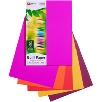 QUILL XL MULTIOFFICE 80GSM A4 Paper Assorted Hot Colours 100 Sheets Ream