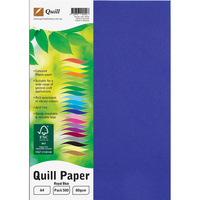 QUILL COLOUR COPY PAPER A4 80GSM Royal Blue 500 Sheets Ream