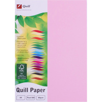 QUILL COLOUR COPY PAPER A4 80GSM Musk 500 Sheets Ream