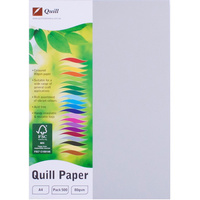 QUILL COLOUR COPY PAPER A4 80GSM Grey 500 Sheets Ream