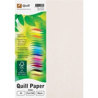QUILL COLOUR COPY PAPER A4 80GSM Cream 500 Sheets Ream
