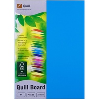 Quill Board 210GSM A4 Marine Blue Pack 50