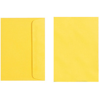 Quill Envelope 80GSM C6 Lemon Pack of 25