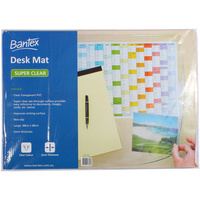 Bantex Desk Mat Super Clear Large