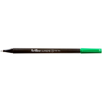 ARTLINE SUPREME FINELINER PENS 0.4mm Green Pack of 12