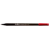 ARTLINE SUPREME FINELINER PENS 0.4mm Dark Red Pack of 12