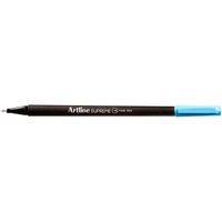 ARTLINE SUPREME FINELINER PENS 0.4mm Light Blue Pack of 12