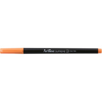 ARTLINE SUPREME FINELINER PENS 0.4mm Pastel Orange Pack of 12