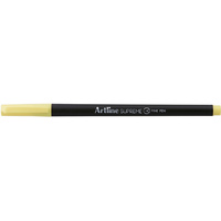 ARTLINE SUPREME FINELINER PENS 0.4mm Pastel Yellow Pack of 12