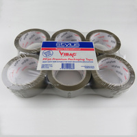 VIBAC PP30R PACKAGING TAPE Brown 48mmx75m Pack of 6