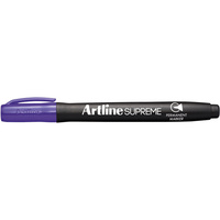 ARTLINE SUPREME PERMANENT Markers Purple Pack of 12