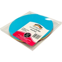 KINDER CIRCLES 80GSM 180mm Matte Assorted 100 Sheets Pack