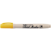 ARTLINE SUPREME BRUSH MARKER Yellow Box of 12