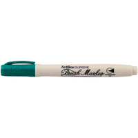 ARTLINE SUPREME BRUSH MARKER Dark Green Box of 12