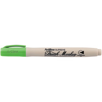 ARTLINE SUPREME BRUSH MARKER Yellow Green Box of 12