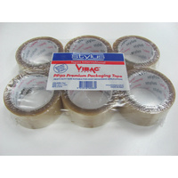 VIBAC PP30R PACKAGING TAPE Clear 48mmx75m Pack of 6