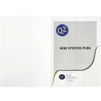 MARBIG PRESENTATION FOLDERS Pro Series A4 White Gloss Pack of 20
