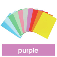 MARBIG MANILLA FOLDER F/Cap Purple Box of 100