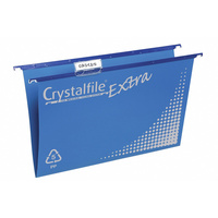 CRYSTALFILE SUSPENSION FILES PP Extra, Complete Blue Box of 20