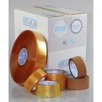 STYLUS PP30 PACKAGING TAPE Transparent 48mmx75m Pack of 6