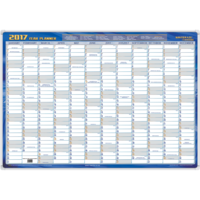 WRITERAZE YEAR PLANNER FRAMED 700X1000Mm Blue