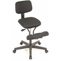 QDOS KNEELING CHAIR Black With Back Support