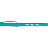 ARTLINE 220 FINELINER PENS 0.2mm Turquoise Pack of 12