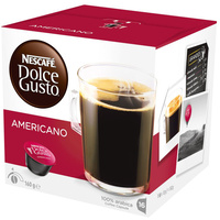 NESCAFE DOLCE GUSTO COFFEE Capsules Cafe Americano Pack of 16