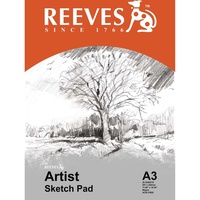 REEVES ARTIST SKETCH PAD A3 90GSM 30 Sheets