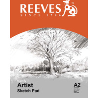 REEVES ARTIST SKETCH PAD A2 90GSM 30 Sheets