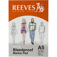 REEVES BLEEDPROOF PAD A5 75GSM 50 Sheets