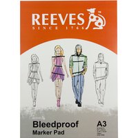 REEVES BLEEDPROOF PAD A3 75GSM 50 Sheet