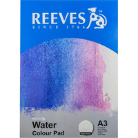 REEVES WATER COLOUR PAD A4 Medium Texture 300GSM 12 Sheets