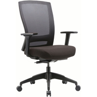 BURO MENTOR CHAIR WITH ARMS BLACK