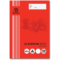 OLYMPIC EXERCISE BOOK A4 8mm Ruled 128 Pages