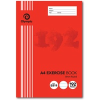 OLYMPIC EXERCISE BOOK A4 8mm Ruled 192 Pages